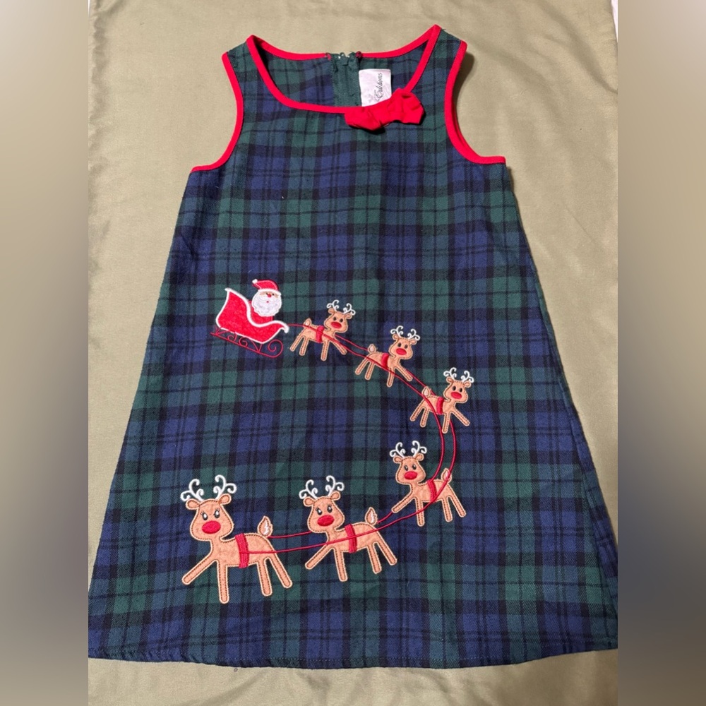 Rare Editions girls holiday dress